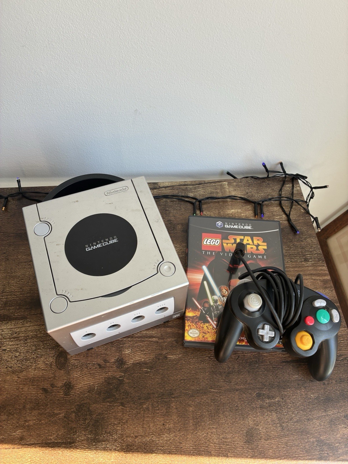 Nintendo GameCube DOL-001 Silver Console NTSC-U/C w/ Controller LEGO Star Wars