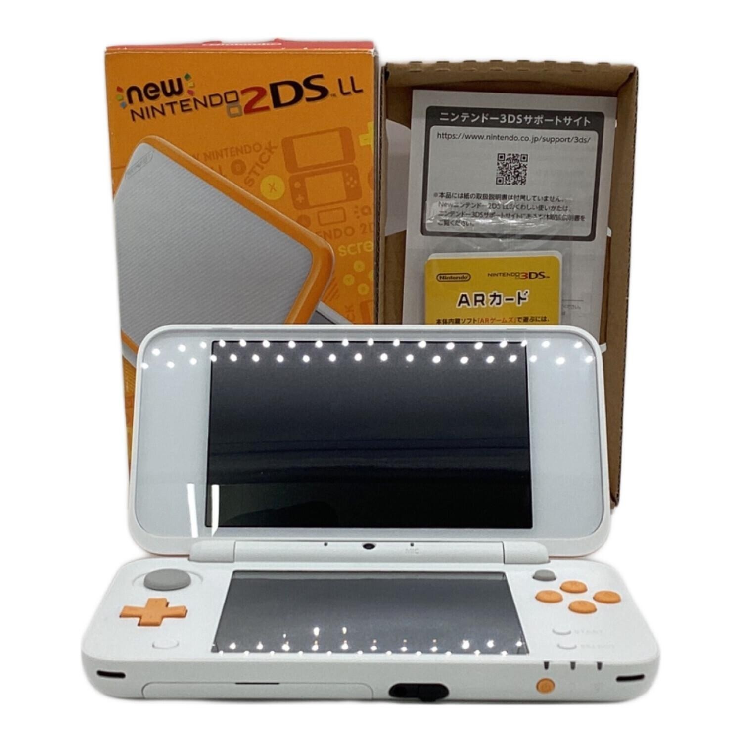 Nintendo New 2DS XL LL White x Orange JAN-001 A1060