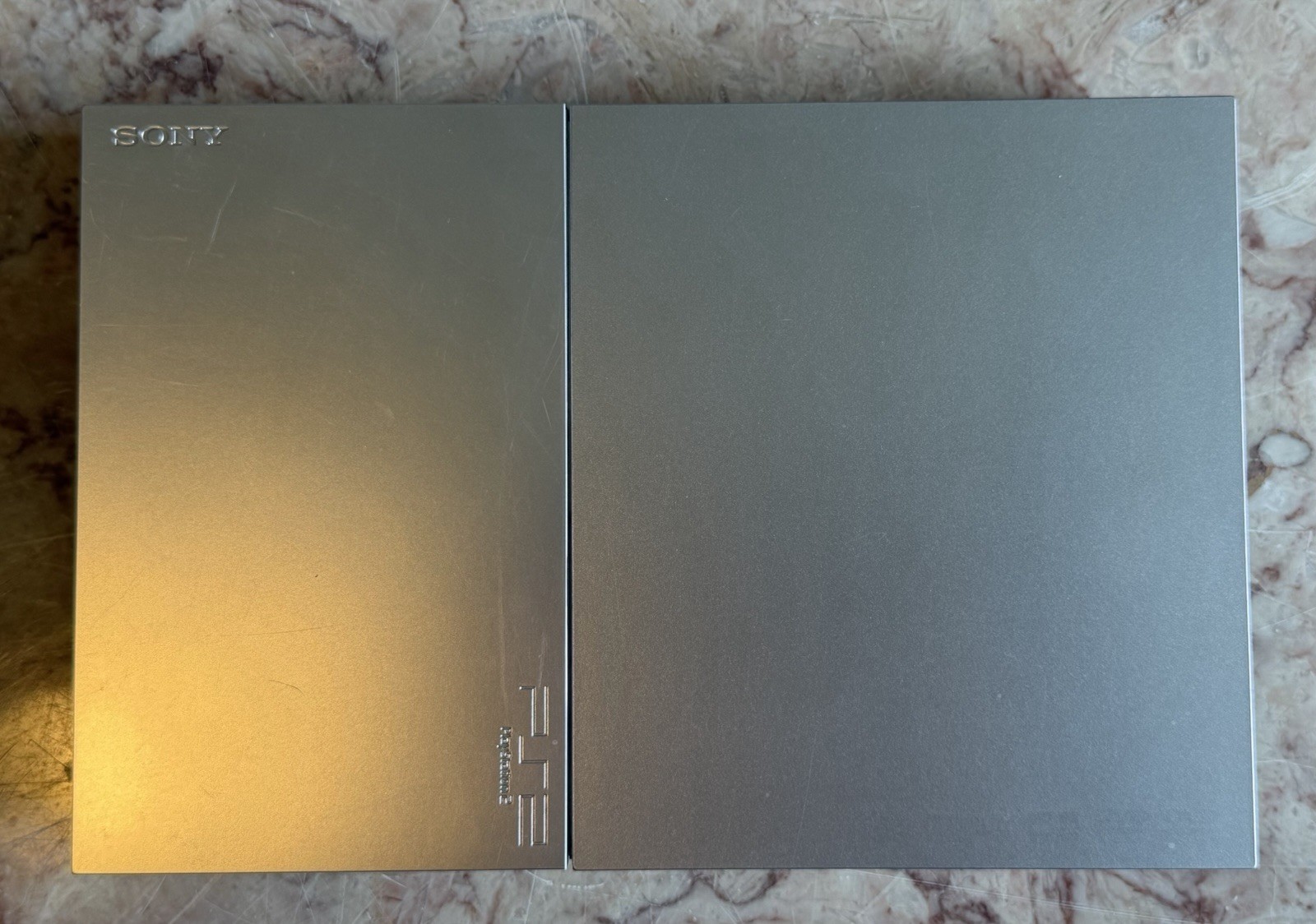 Sony PlayStation 2 PS2 Slim Satin Silver SCPH-90001 REGION FREE Complete Console