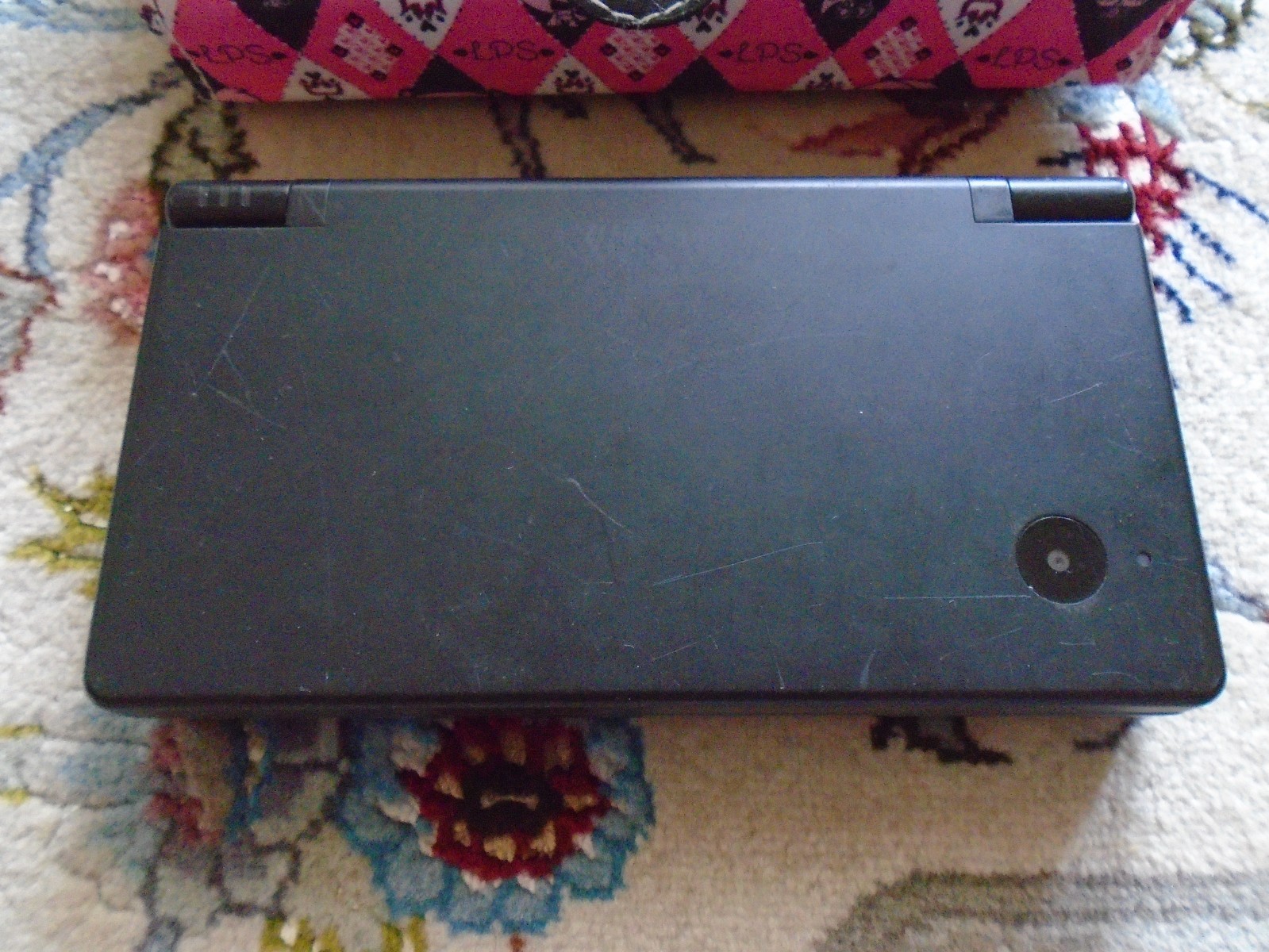 SEMI-WORKING Nintendo DSi Black Console with lots of games FOR REPAIR READ USA