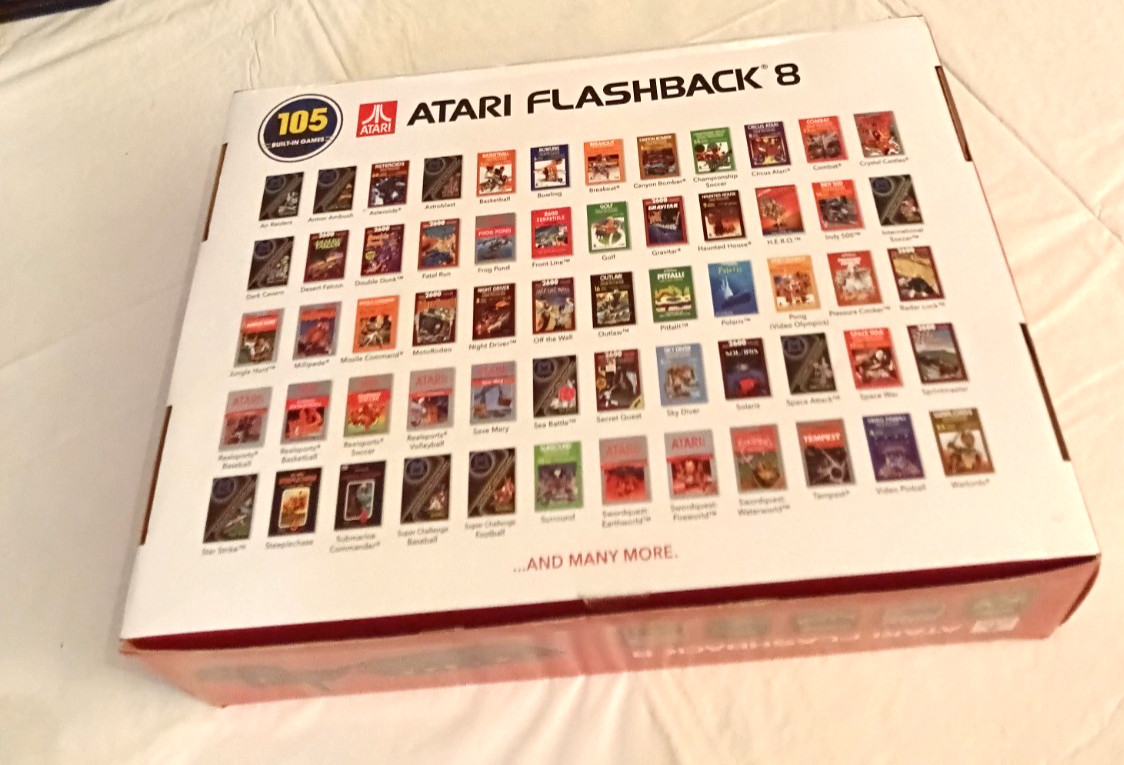 Atari Flashback 8 Black Console & Mini Game Anniversary Edition 620 Games Tested