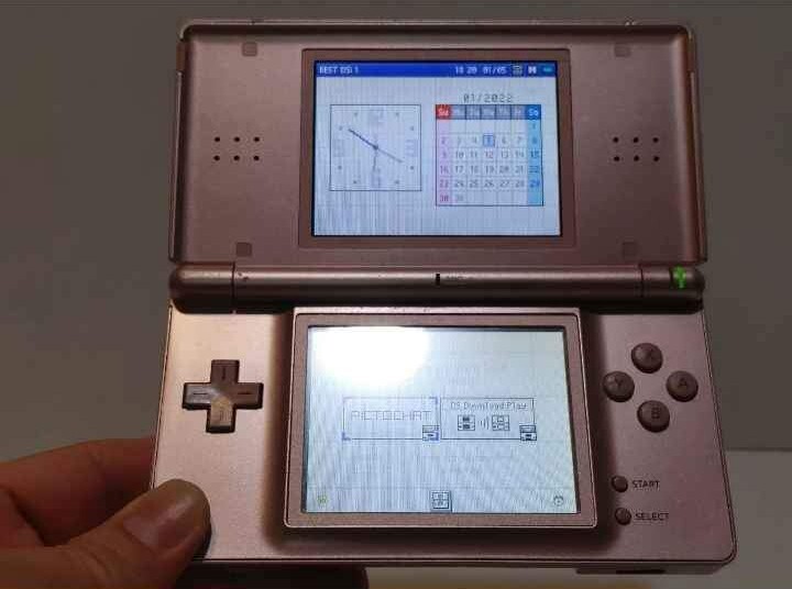Nintendo DS Lite HandHeld System DS Lite HandHeld Console ORIGINAL Metallic Rose