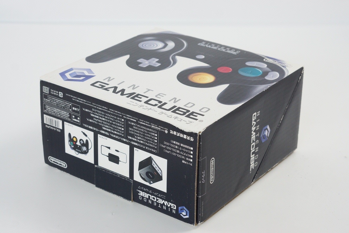 Gamecube Black Console System Boxed DOL-001 JP For Japan Game CD DN12160291