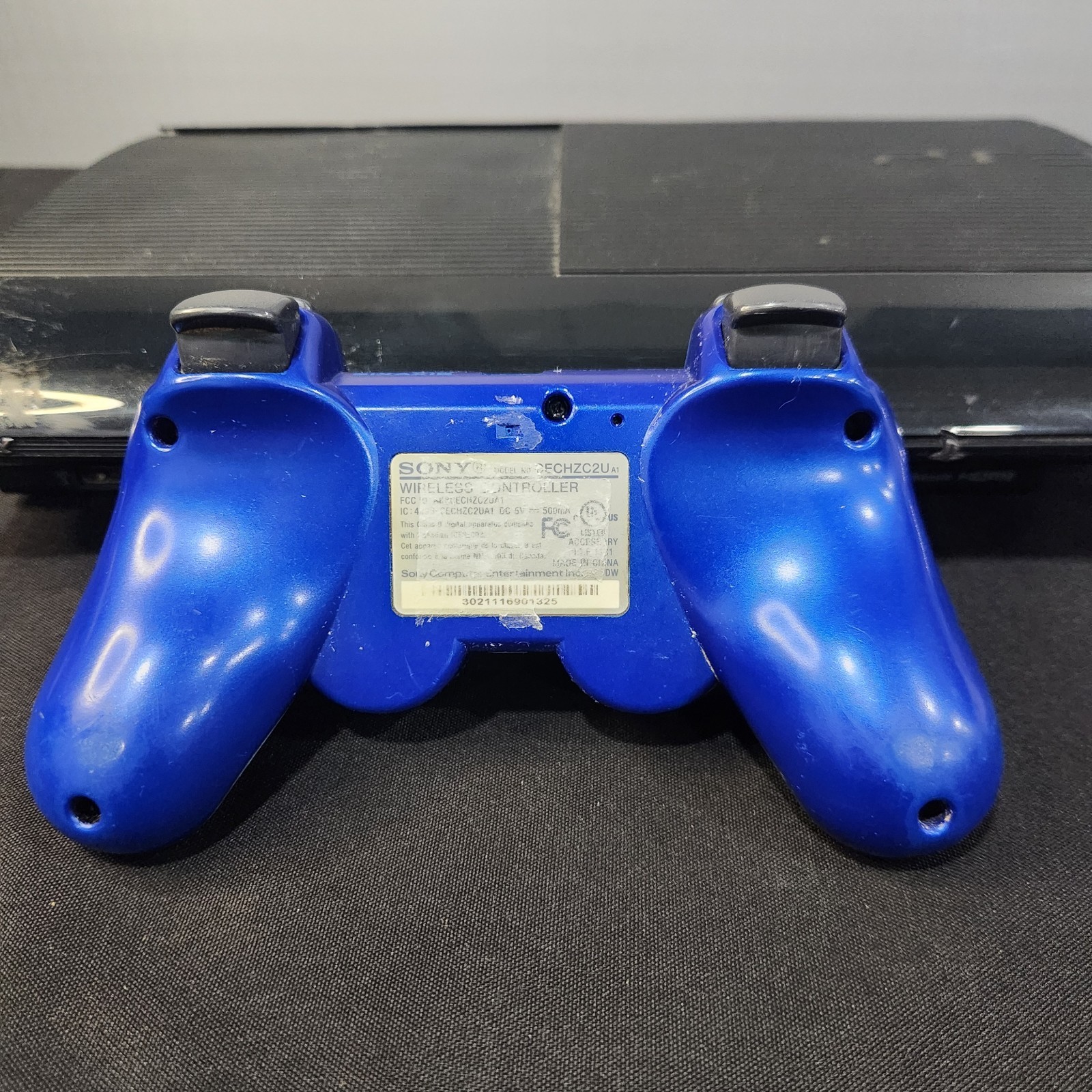 Sony PS3 Super Slim 500GB Console w/Controller Blue CECH-4201C