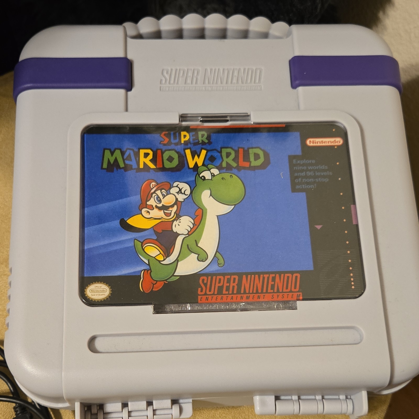 Authentic Nintendo SNES Classic Edition Complete MINT Deluxe Case