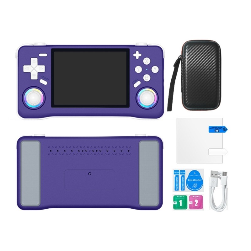 Portable Plastic Handheld Gaming Device 3.5 Inches Display 128GB Preloaded 18000