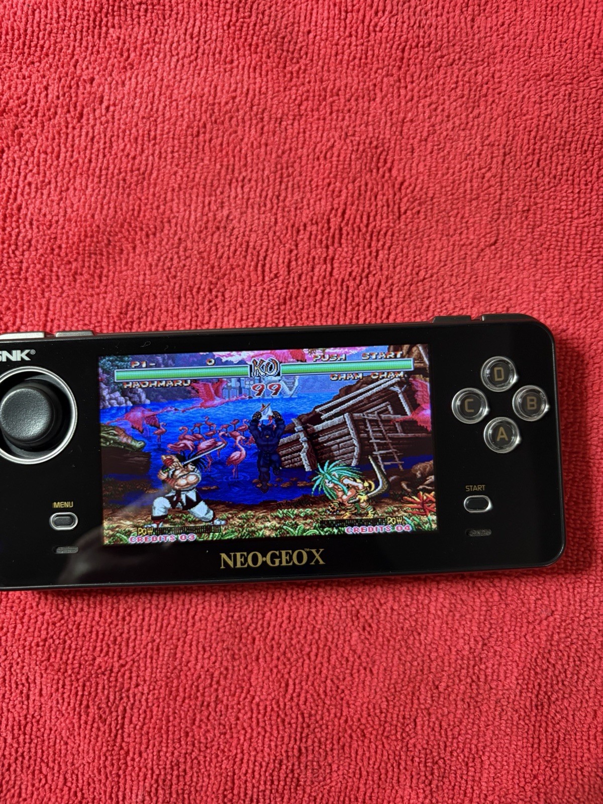 SNK NeoGeo x Handheld Console with Ninja Masters CIB Tested Retro Video Games