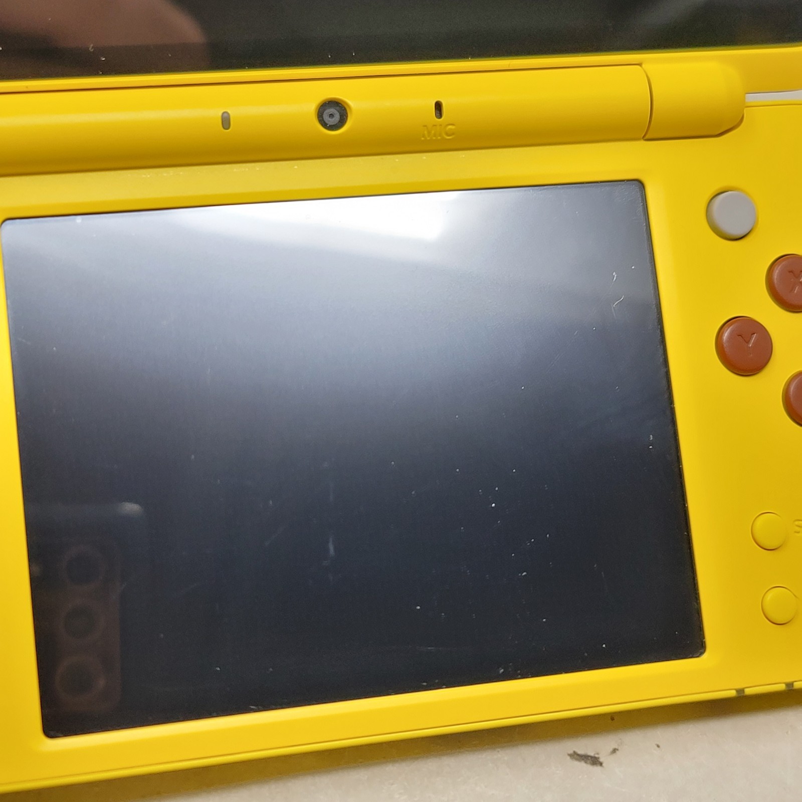 Nintendo 2DS XL Pikachu Edition Console W/ Charger & Stylus Tested Working