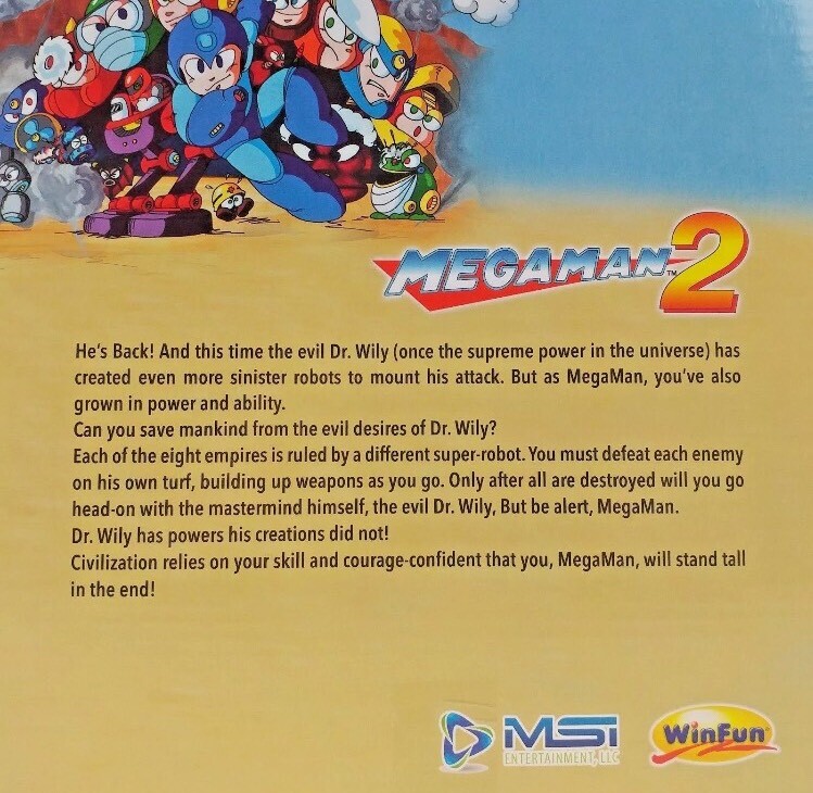 Mega Man 2 Plug N Play TV Arcade Controller – New in sealed box! Great gift!!
