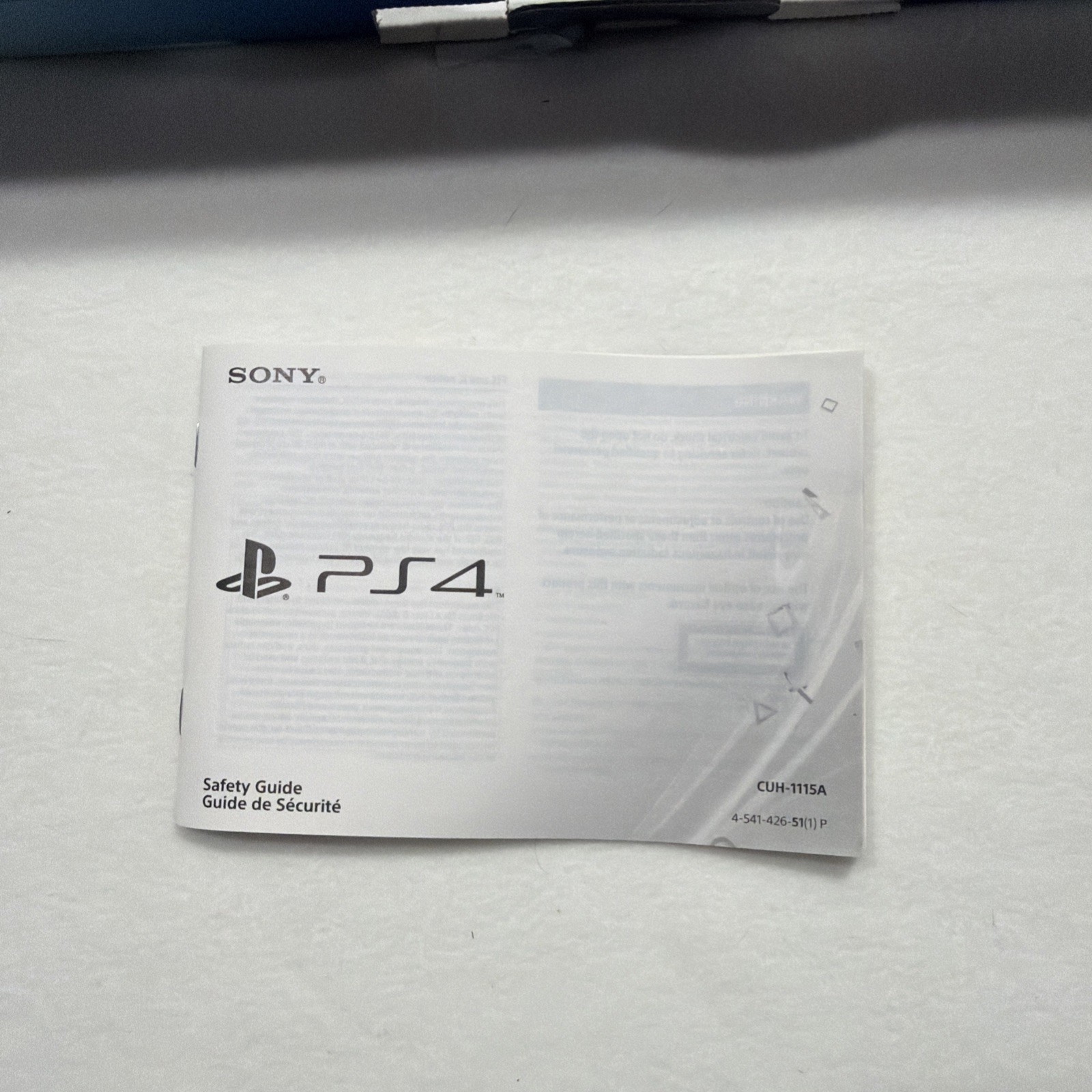 Sony PlayStation 4 500GB Jet Black Console (BOX ONLY) NO CONSOLE