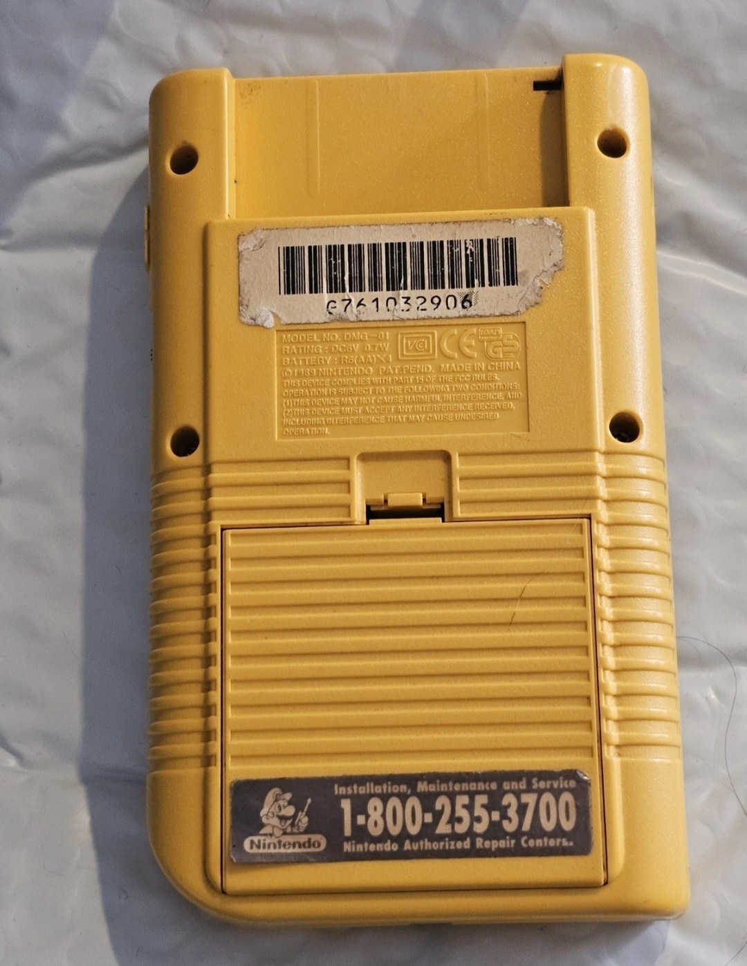 Nintendo Game Boy DMG-01 Console – Yellow Edition – Tested Working Play It Loud