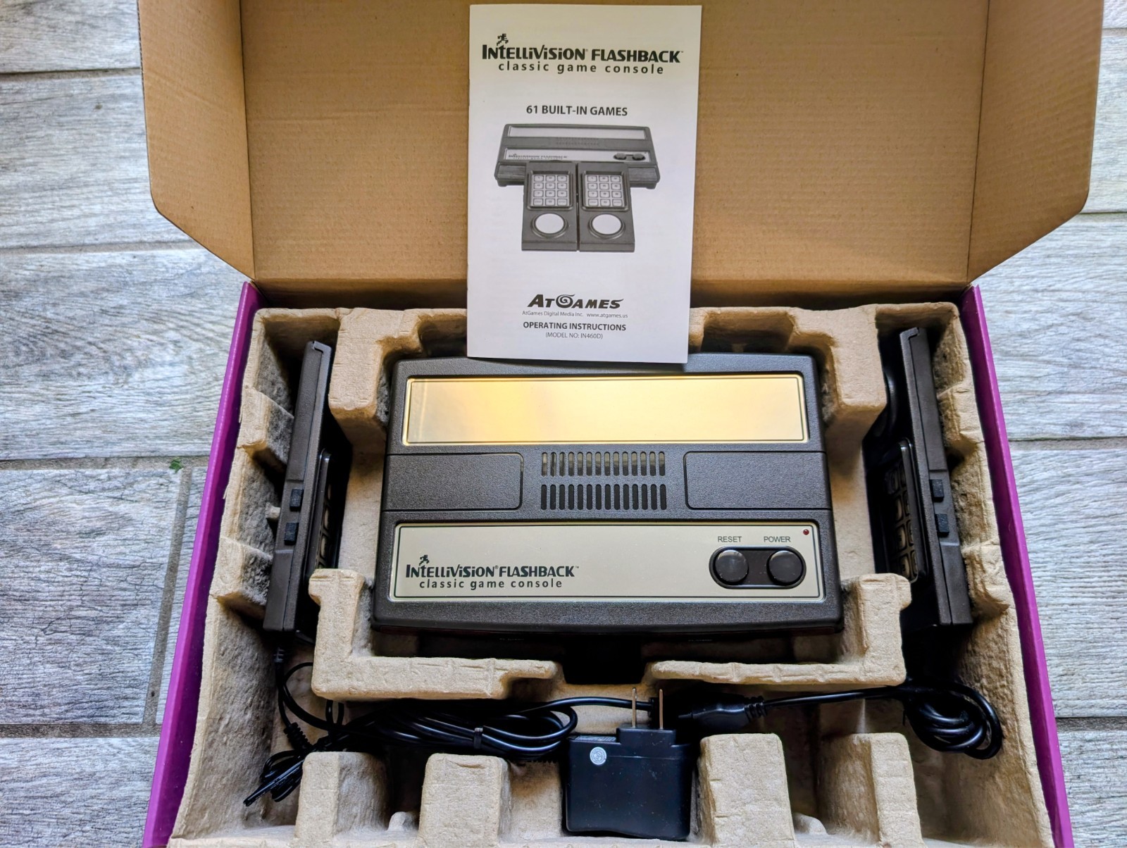 INTELLIVISION FLASHBACK – Classic Game Console – 61 Games – New!