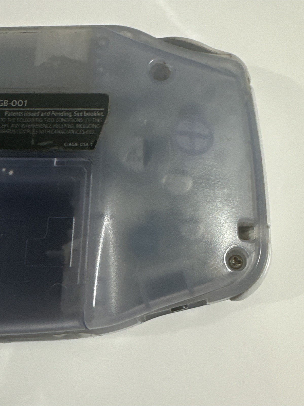 Nintendo Glacier GameBoy Advance GBA AGB-001 Console – Tested