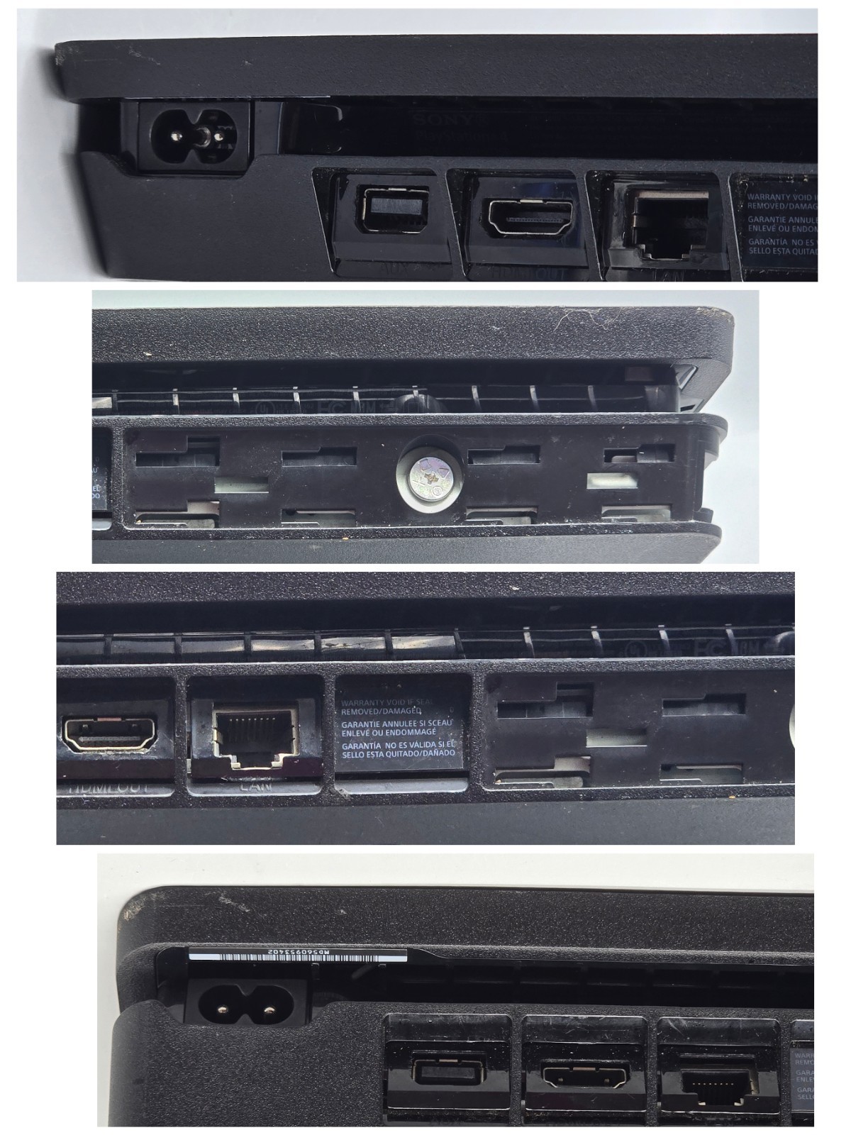 Sony PS4 Slim 1TB Console W/ Controller Cords CUH-2115B Tested Working READ