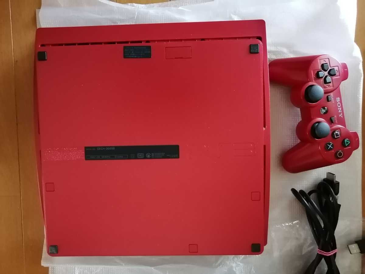 Sony PS3 PlayStation3 Console System 320GB Scarlet Red CECH-3000BSR with Box