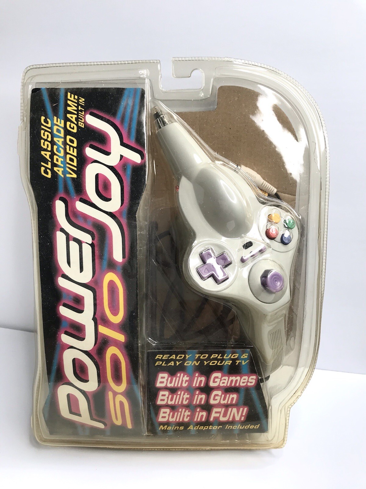 Rare Retro Vintage Power Joy Solo Arcade Video Game Plug And Play 50 Games NEW