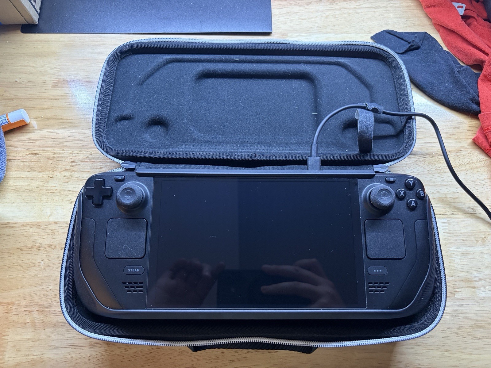 Steam Deck OLED 512GB Handheld Gaming Console with Protective Case