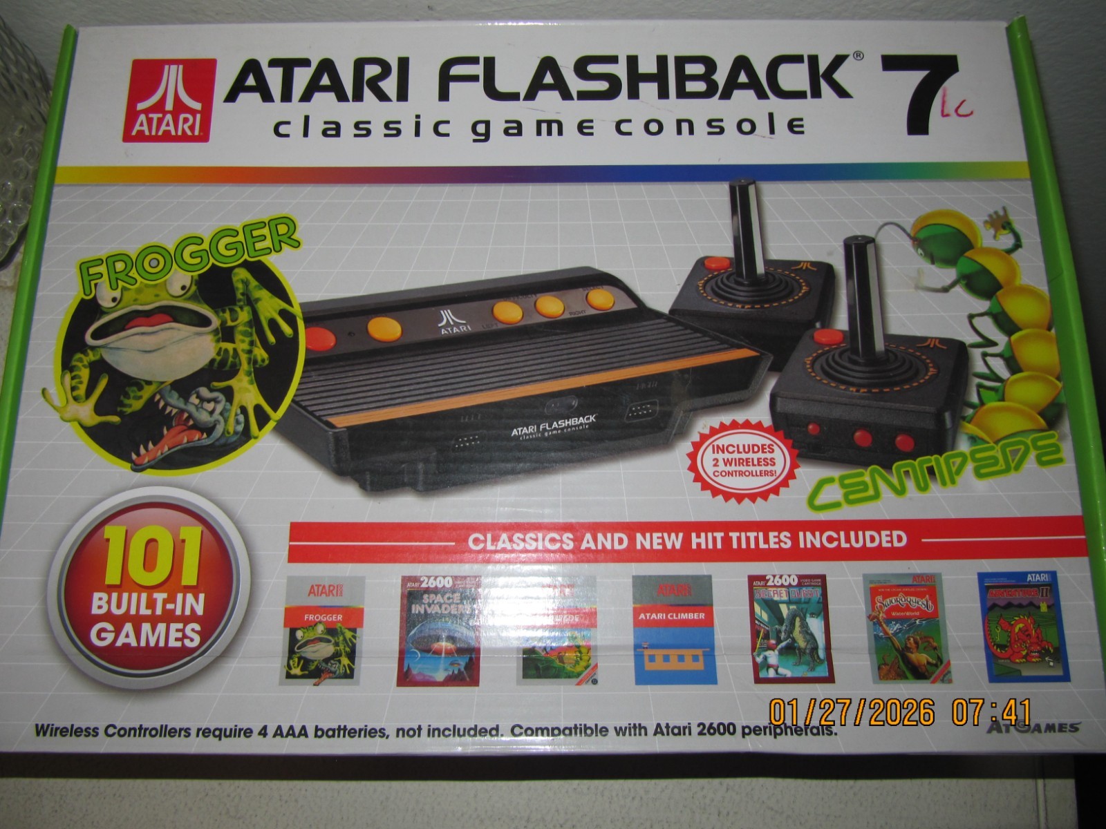 Atari Flashback 7 Classic Deluxe Game Console System 101 Built In Games