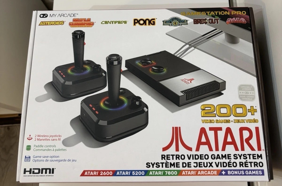 My Arcade Atari Gamestation Pro Console 200+ Games Wireless HDMI 720p