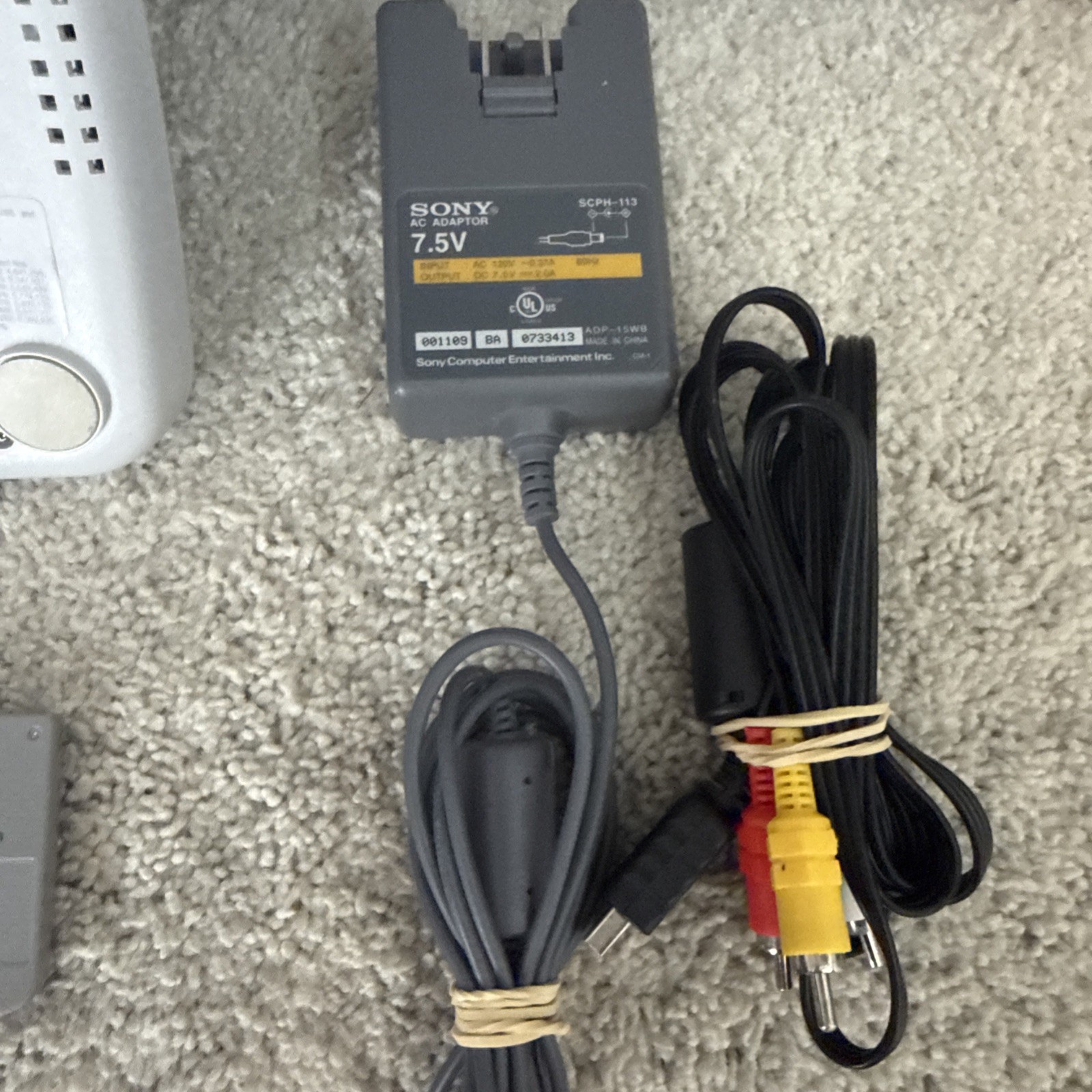 Sony Playstation 1 PS One SCPH-101 Slim Console Bundle – Controller/ 2 Mem Cards