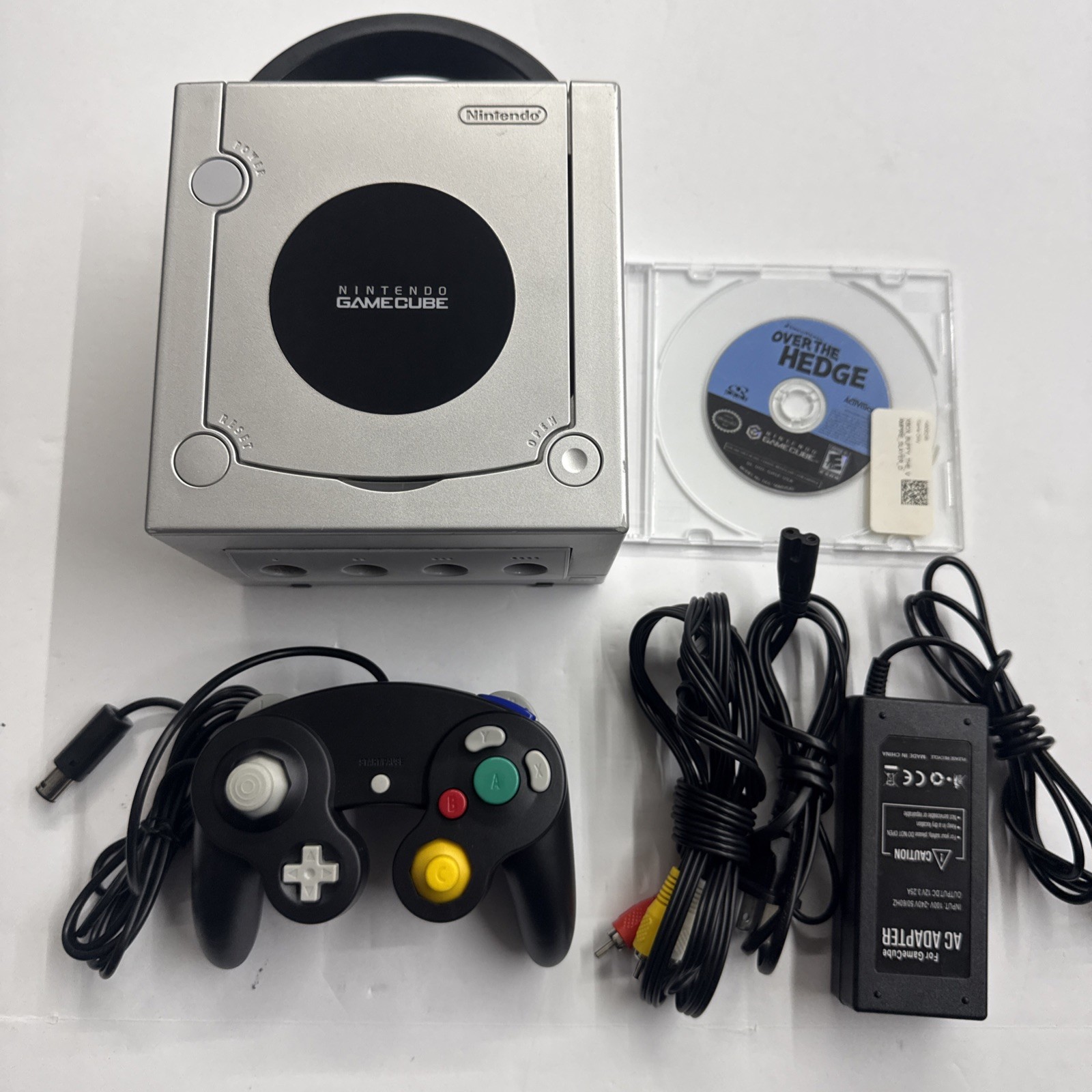 GameCube – Nintendo GameCube Platinum Console – Silver Tested #2938