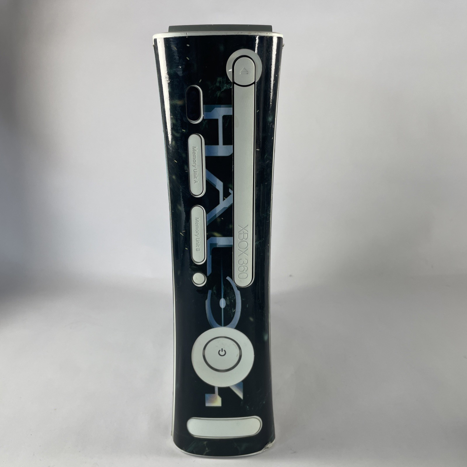 Microsoft Xbox 360 60GB White Console W Halo 4 Skin & Halo Combat Evolved TESTED