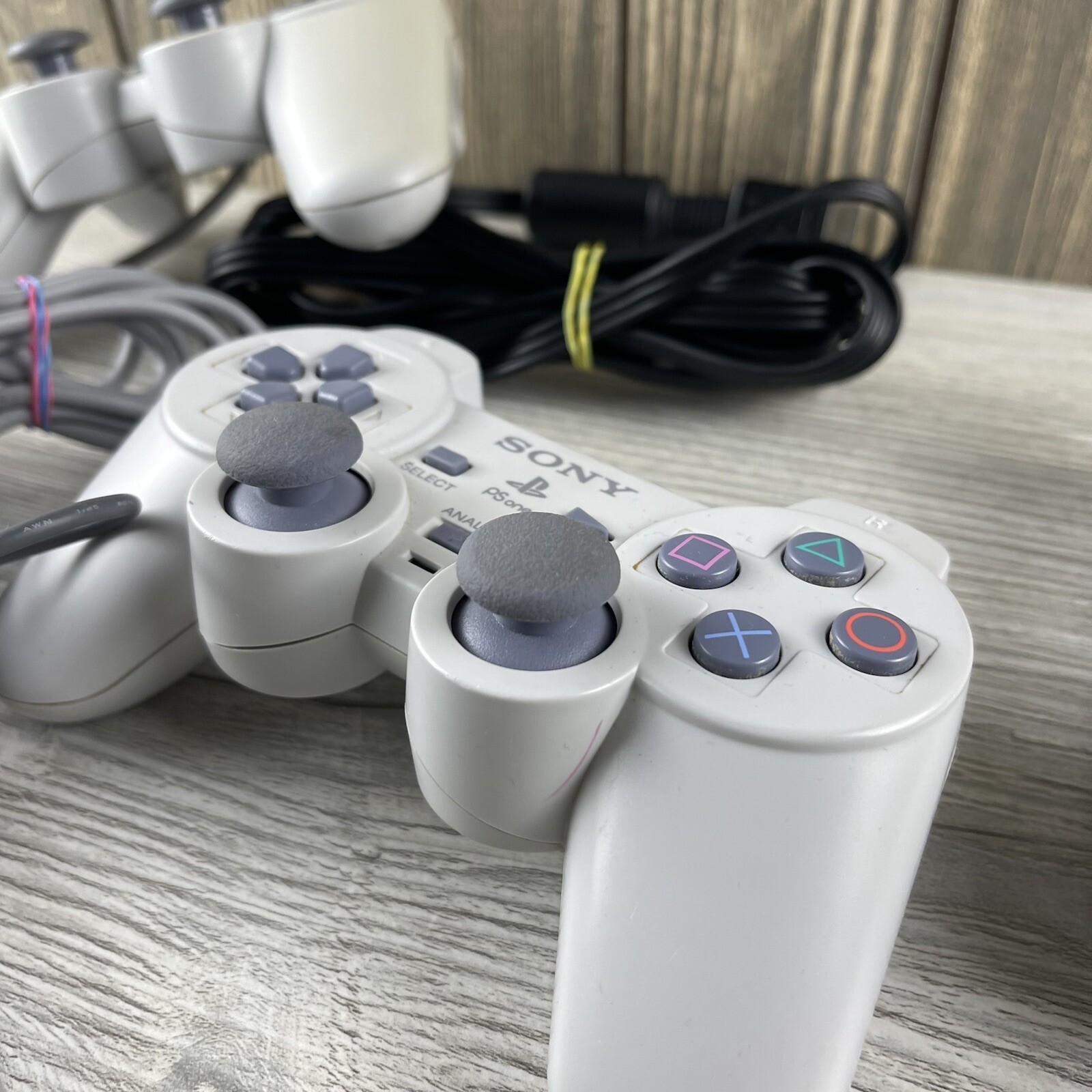 PlayStation PS one PS1 SCPH-101 Console Controller, And Power Cable Tested