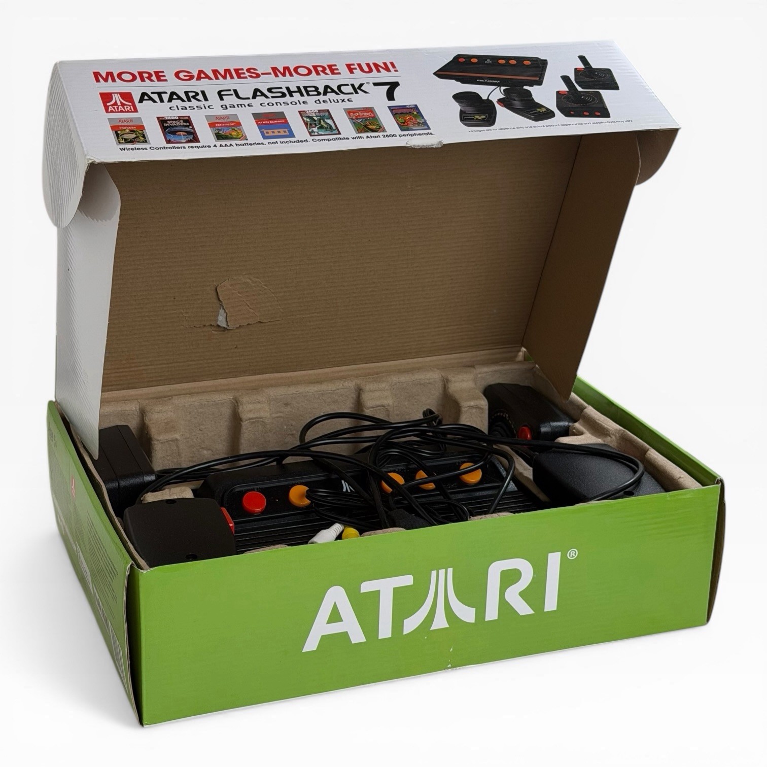 Atari Flashback 7 Classic Game Console System 101 Built In Games + 2 Paddles