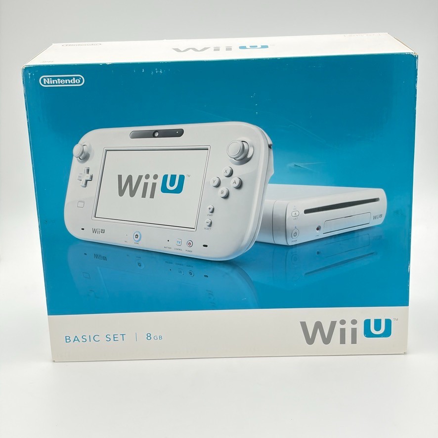 Nintendo Wii U Console White BASIC SET 8GB USED Japanese NTSC-J Region Lock READ