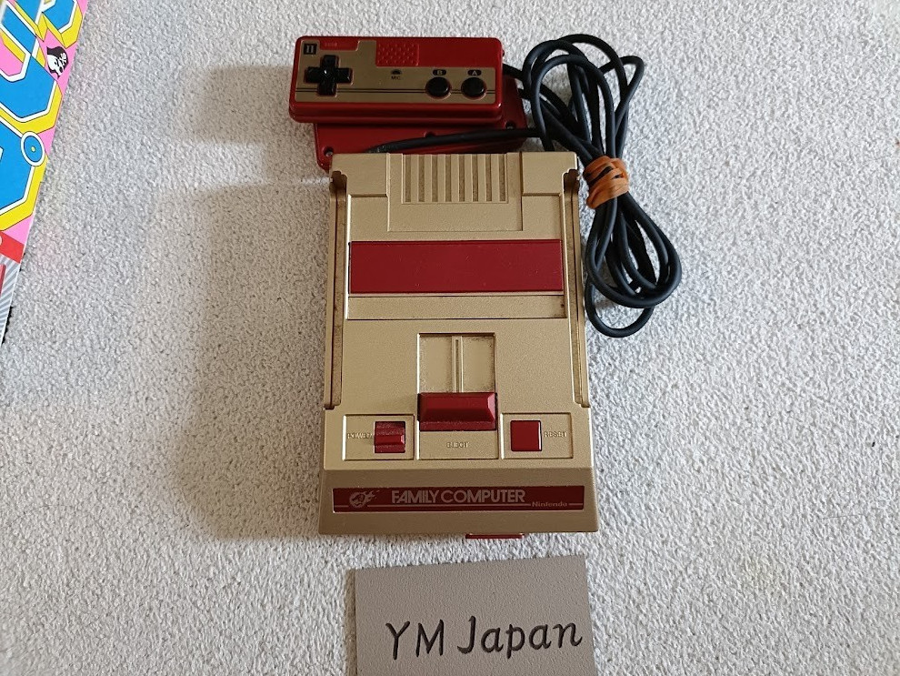 Nintendo Classic Mini Famicom Weekly Shonen Jump 50th Anniversary Gold Used