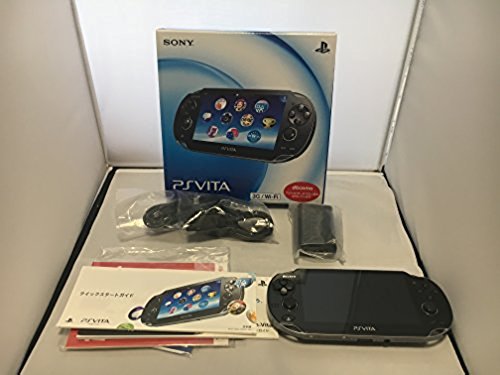 Playstation vita 3G/Wi-Fi model CRISTAL BLACK PCH-1100 AB01 Ps vita game japan