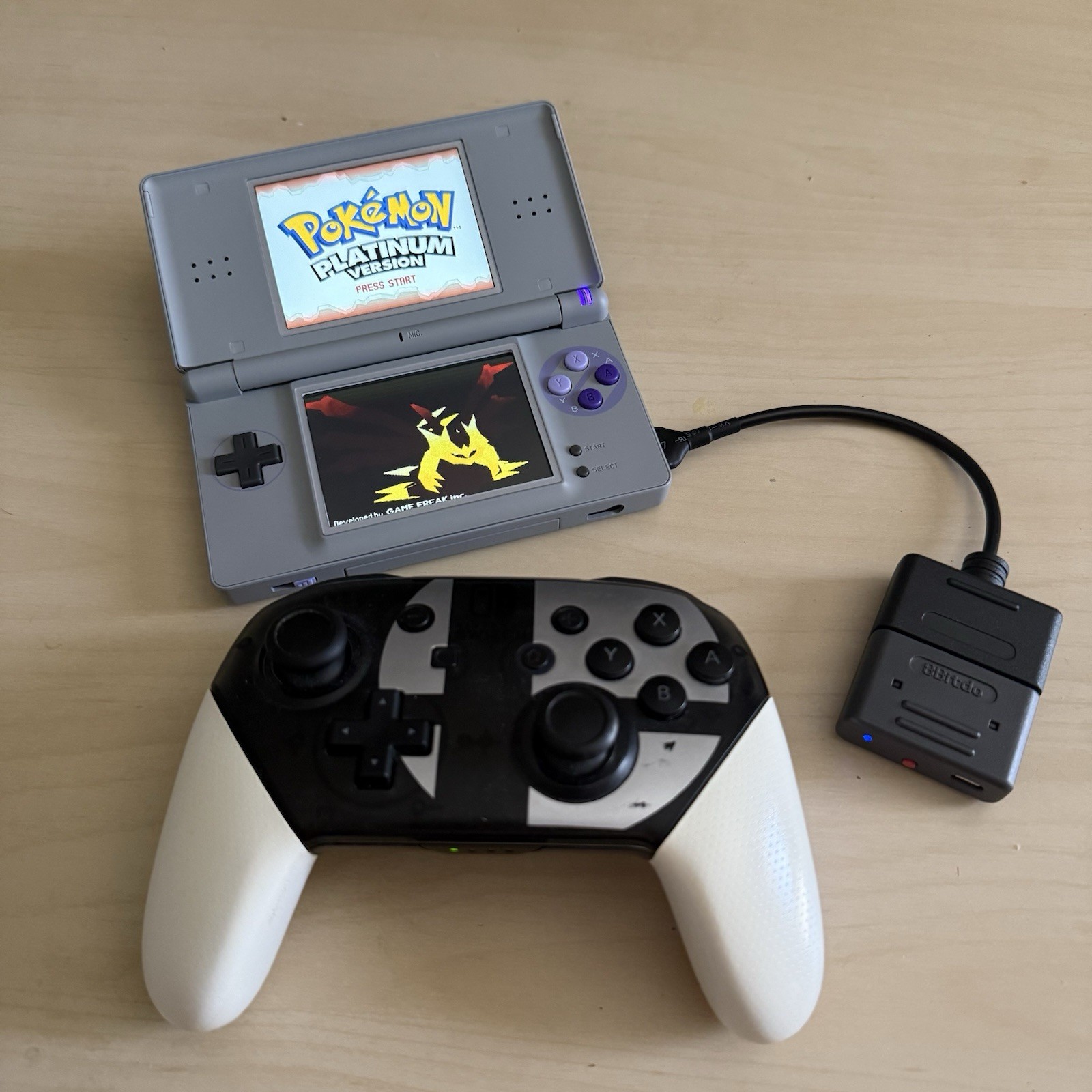 Custom DS Lite DUAL IPS External Controller Board/ Gbaccelerator/ USB C Charging