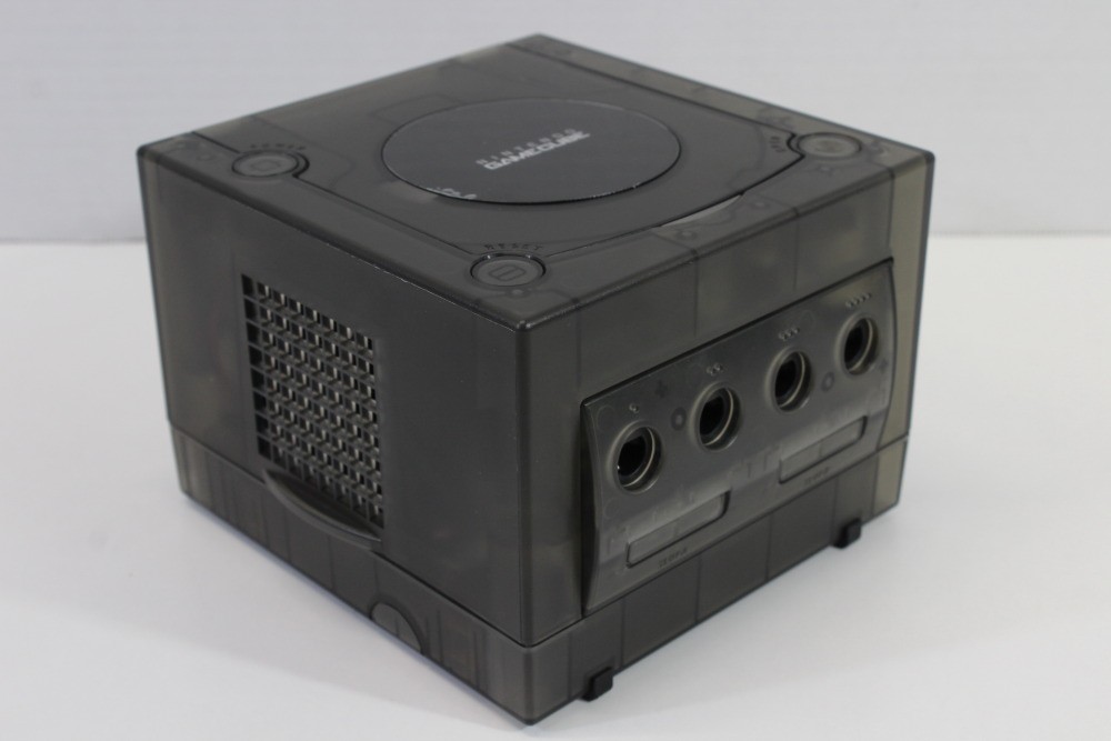 Nintendo Gamecube Console Clear Transparent Black & AC NTSC-U/C DOL-001 GC RGB