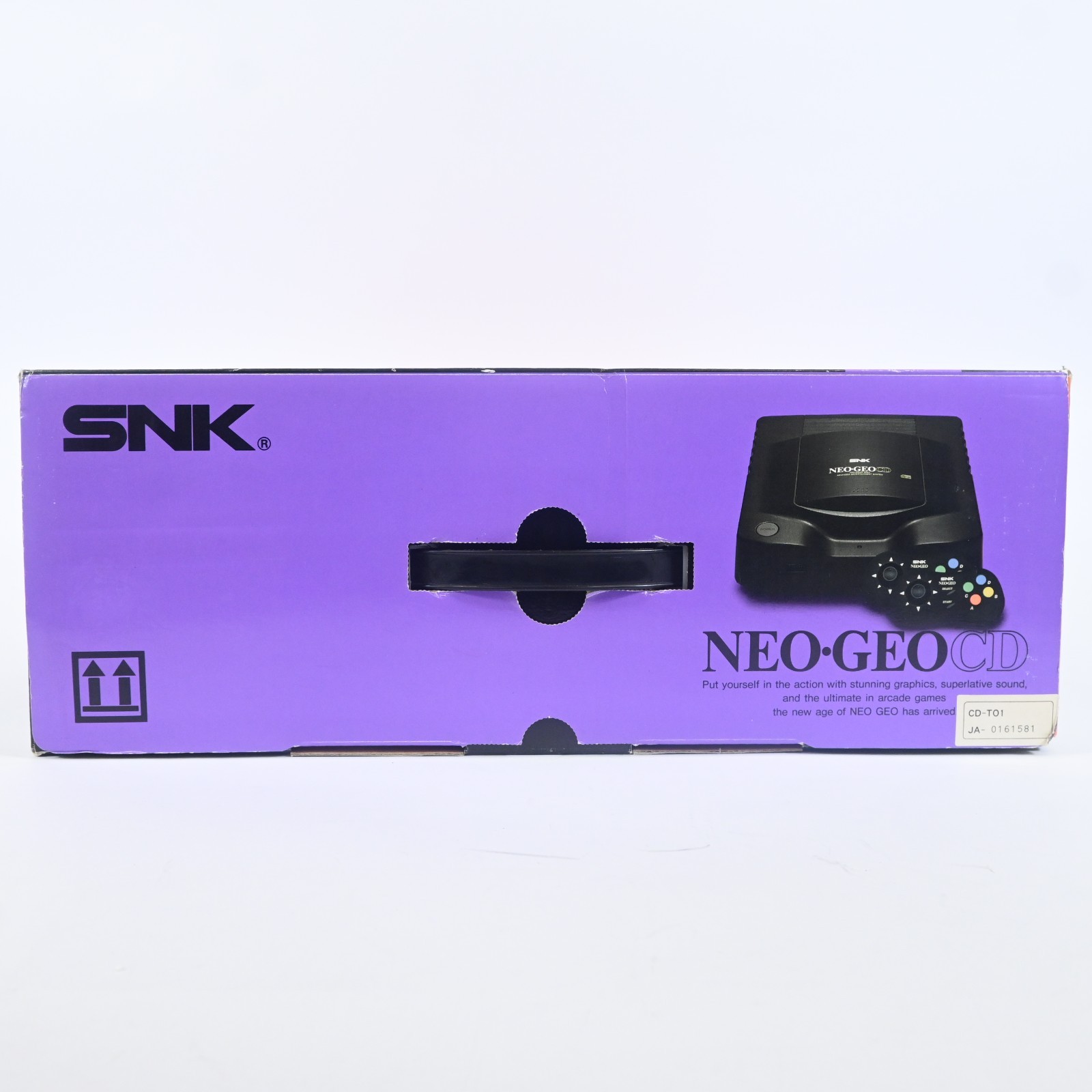 SNK Neo Geo CD Front Loading Console Boxed 2 Controllers Tested Working Japan