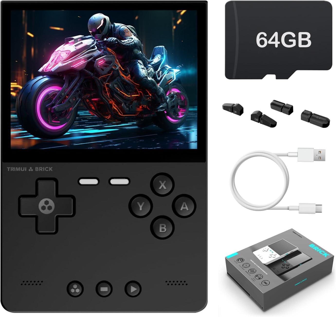 Trimui Brick Handheld 3.2 IPS 1024×768 64GB Black