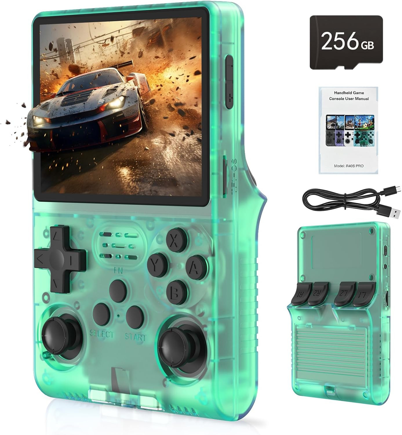 30000 in 1 Handheld Game Console, 3.5 Inch IPS Screen Retro Game Console, Mini P