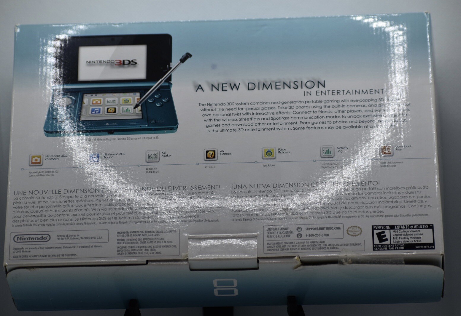 Nintendo 3DS Aqua Blue Edition