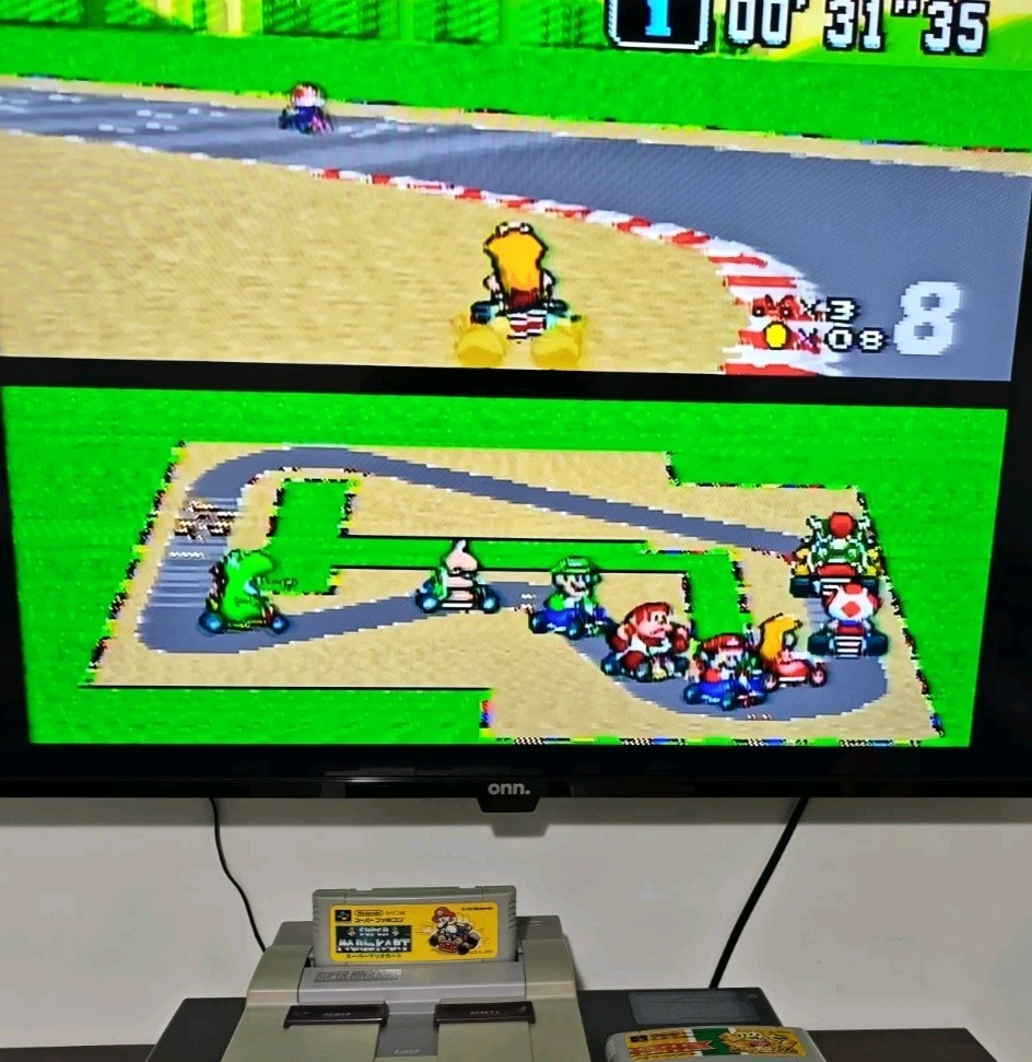 Super Nintendo SNES, Deep Cleaned, Recapped, Tested, 3 Games Included