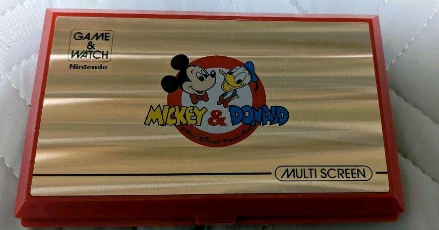 Game Watch MICKEY & DONALD Multi Screen Nintendo DM-53 Handheld Tested
