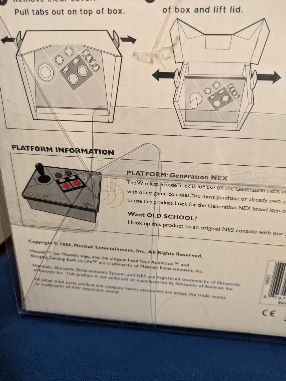 Messiah Generation NEX Wireless Arcade Stick – RARE – NEW NEVER OPENED