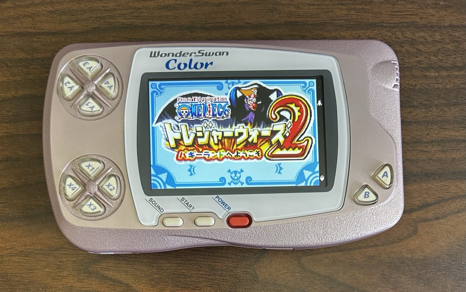 pearl pink Bandai Wonderswan Color WSC w/ Backlit IPS Screen-FAST SHIPPING
