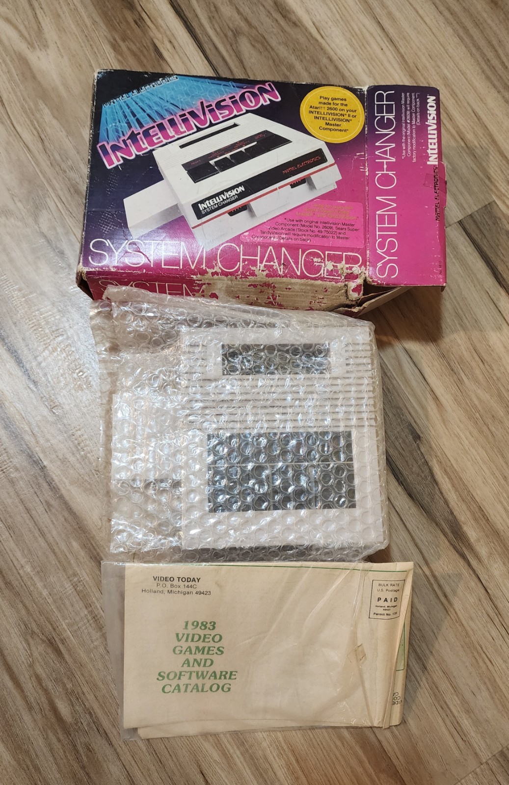 Intellivision System Changer No. 4610 Mattel Electonics Atari 2600 Gamers Boxed