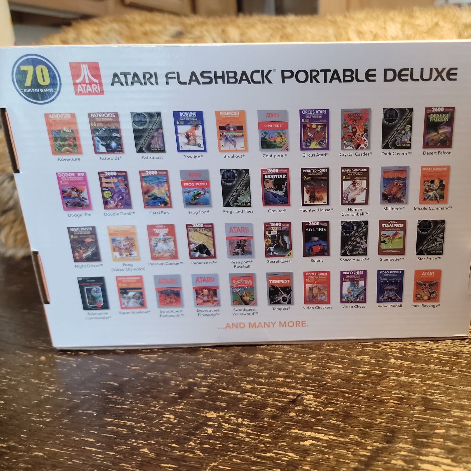 New Atari Flashback Portable Deluxe – Handheld Gaming Console Sealed 70+ Games