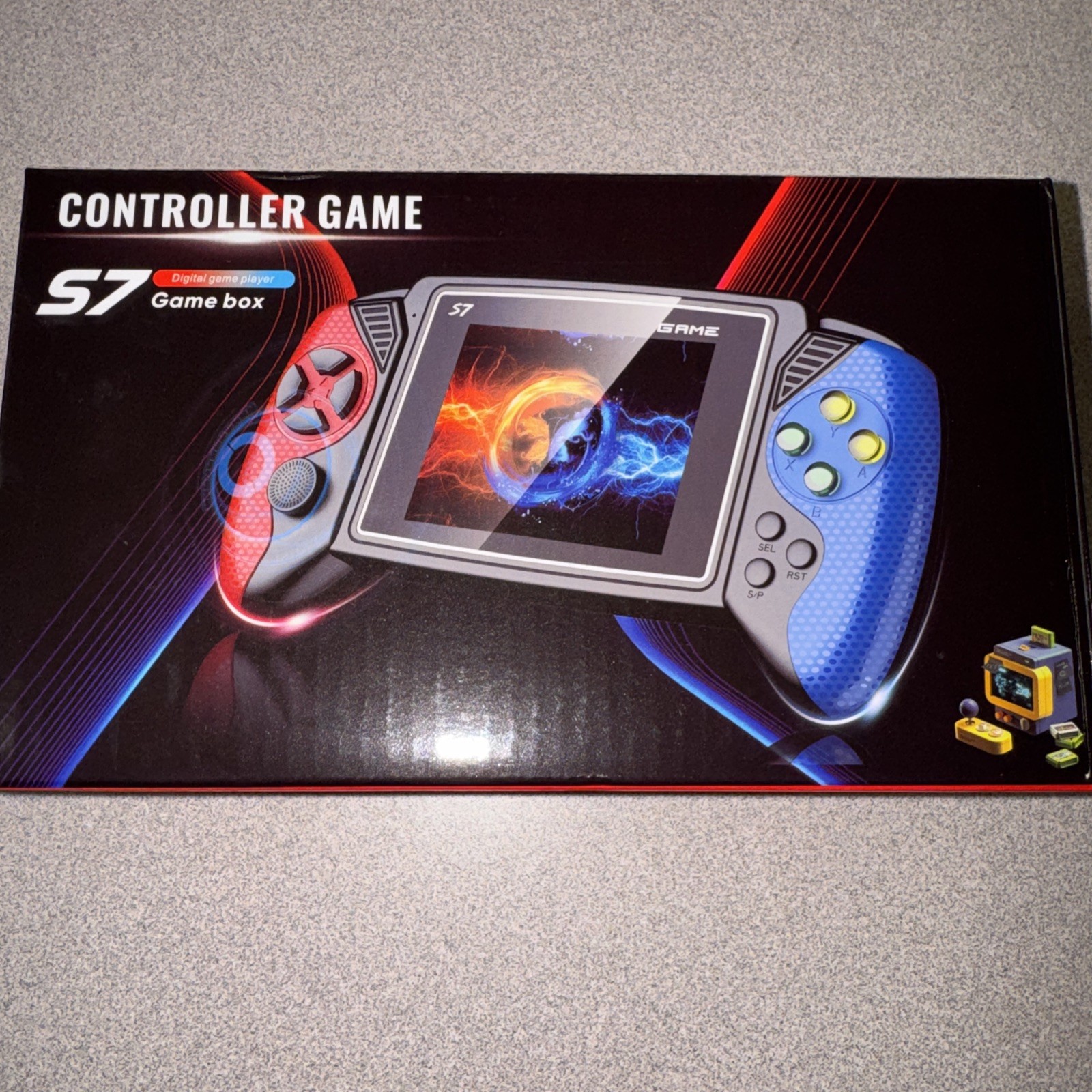 S7 Game Box Handheld Console with Built-In Games 620 Games total-New