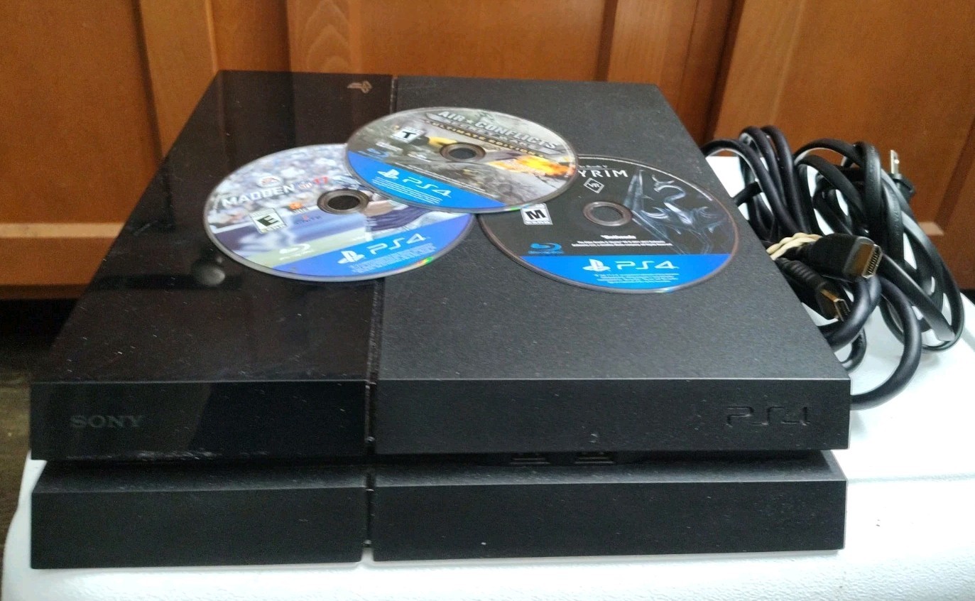 Sony PlayStation 4 500GB Gaming Console – With 3 Games