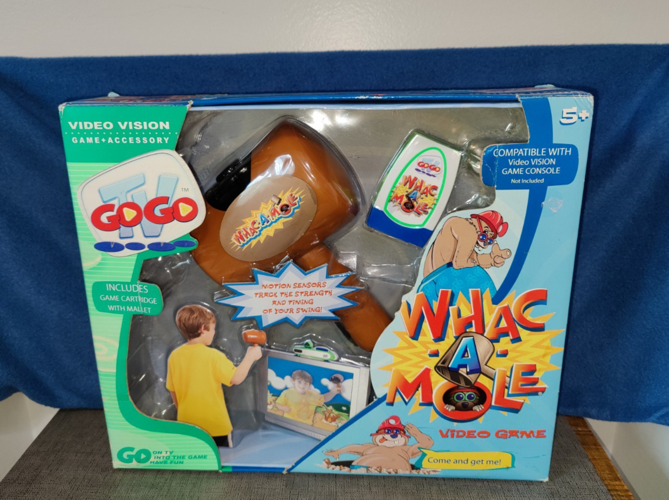 WHAC-A-MOLE GAME FOR VIDEO VISION 2005 NEW Open Box