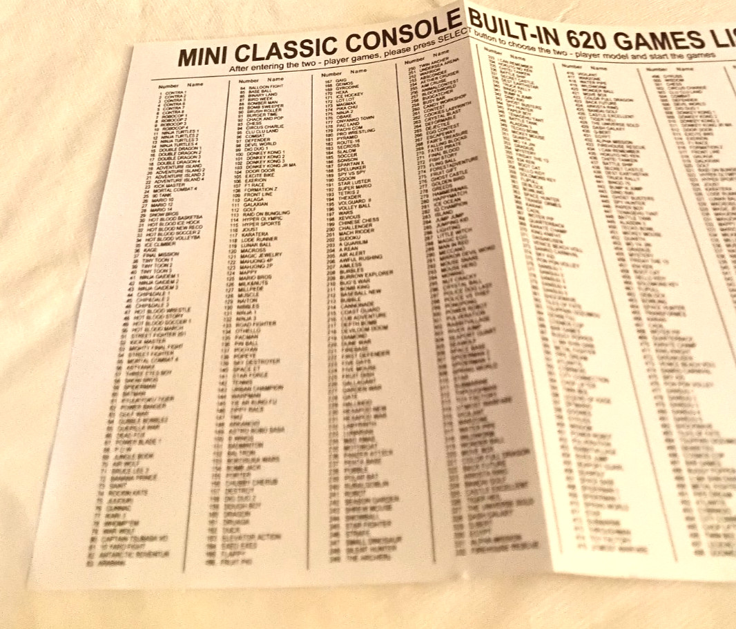 Atari Flashback 8 Black Console & Mini Game Anniversary Edition 620 Games Tested