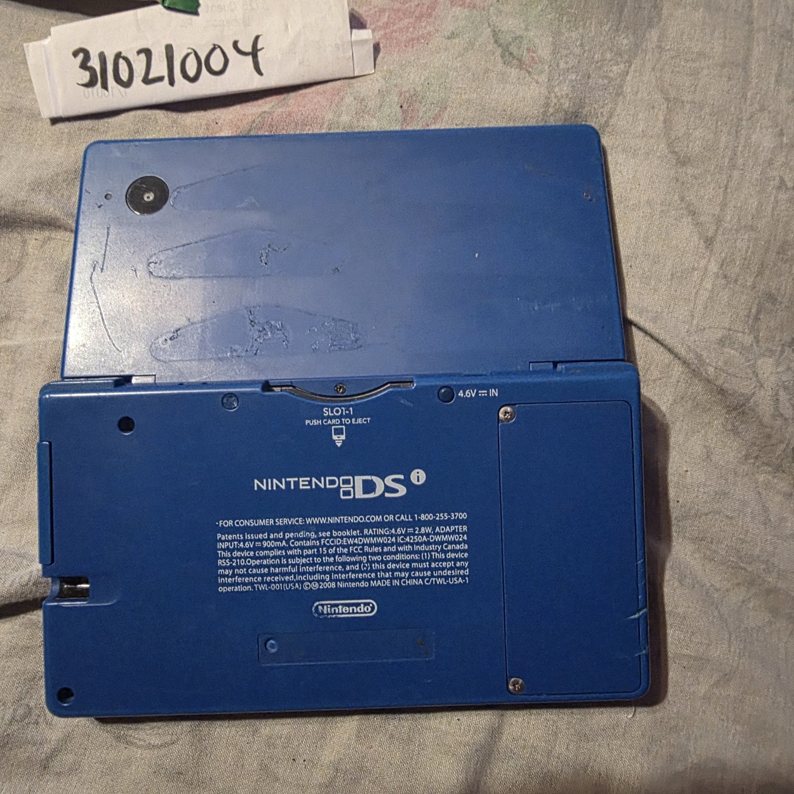 Nintendo DSi 3.25in LCD Display Game System – Matte Blue