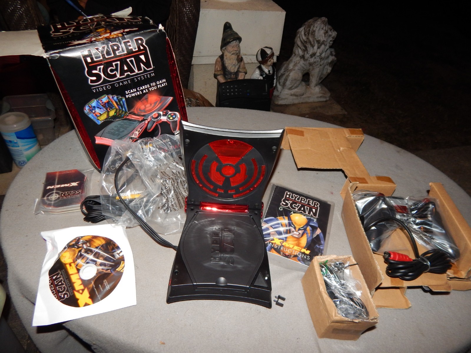 Mattel Hyper Scan Video Game System With X-Men Game Pack Unused? Parts Estate