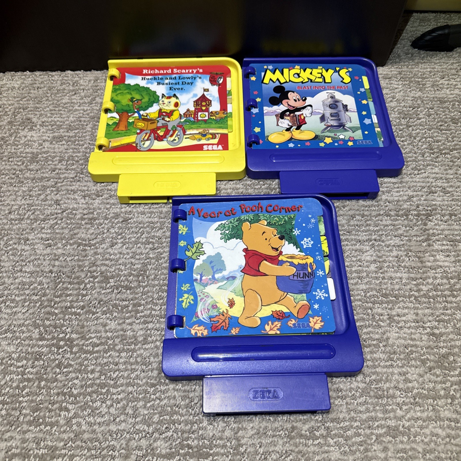 Sega Pico Edutainment System Console IN BOX MK-49002 1994 3 Games Tested Working